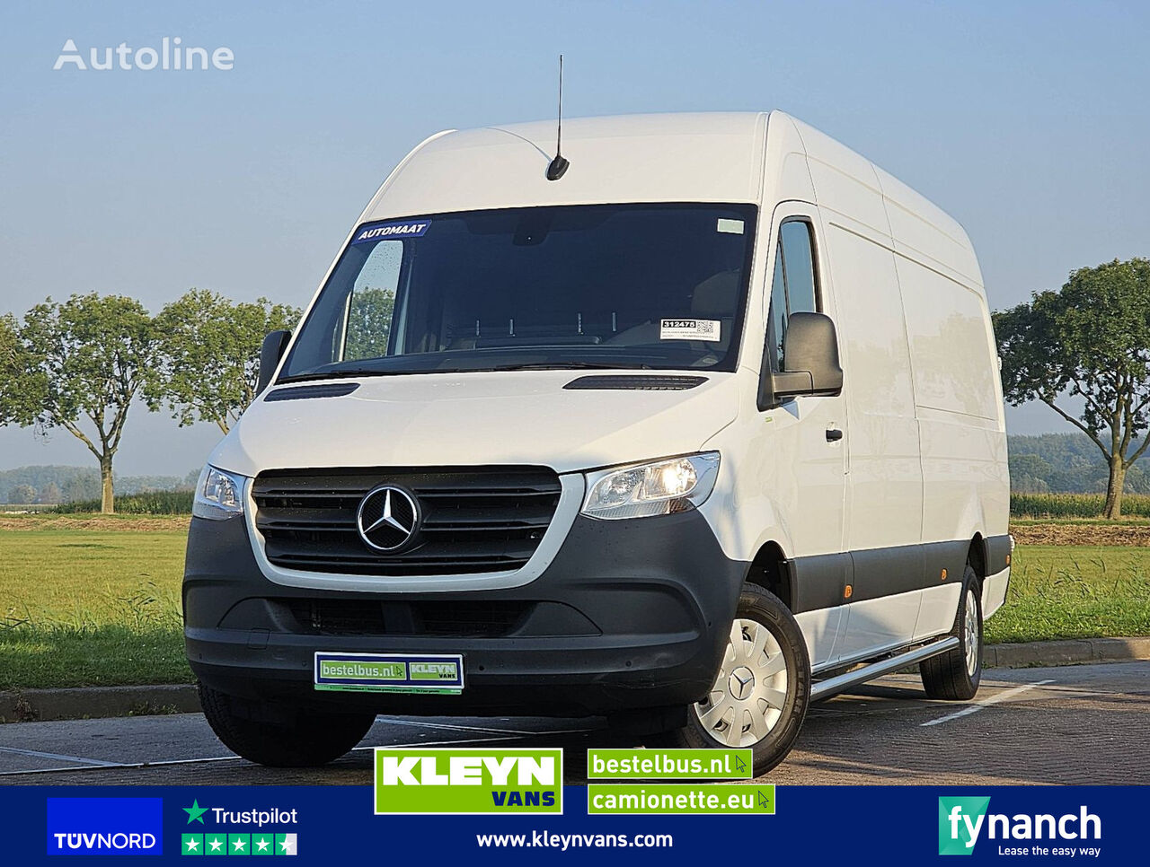 fourgonnette Mercedes-Benz SPRINTER 317 AC AUTOMAAT EURO6