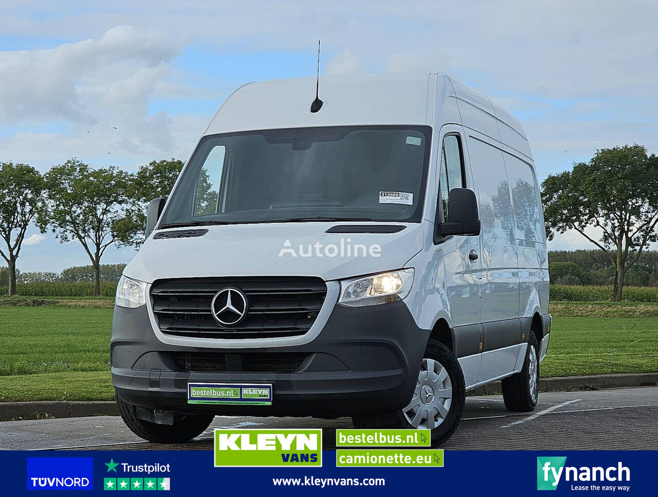 سيارة نقل بضائع صغيرة Mercedes-Benz SPRINTER 317 l2h2 automaat mbux!