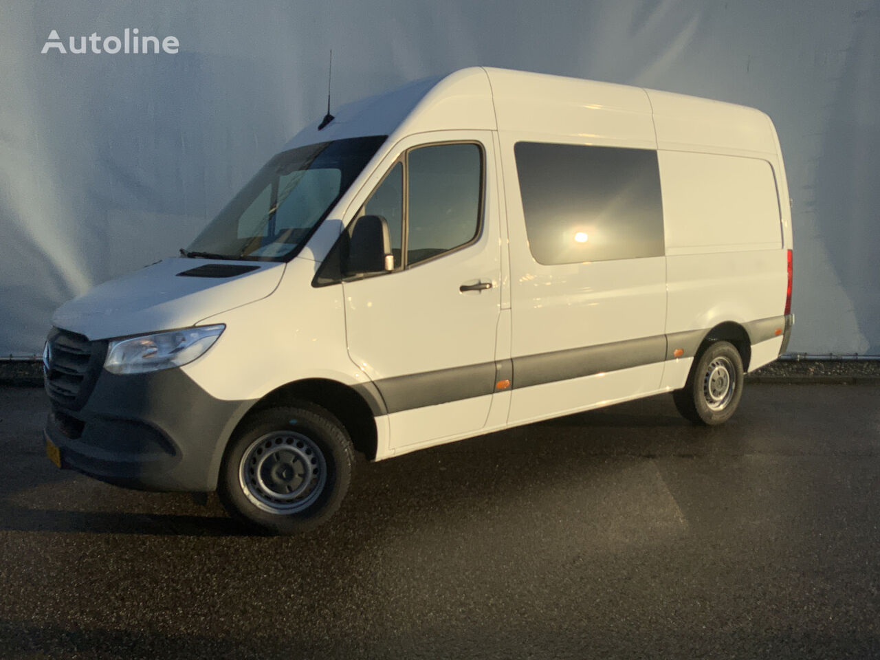 Mercedes-Benz Sprinter 314 2.2 CDI L2H2 Dub Cab Doka 5 Zits Airco Leer Trekhaa car-derived van