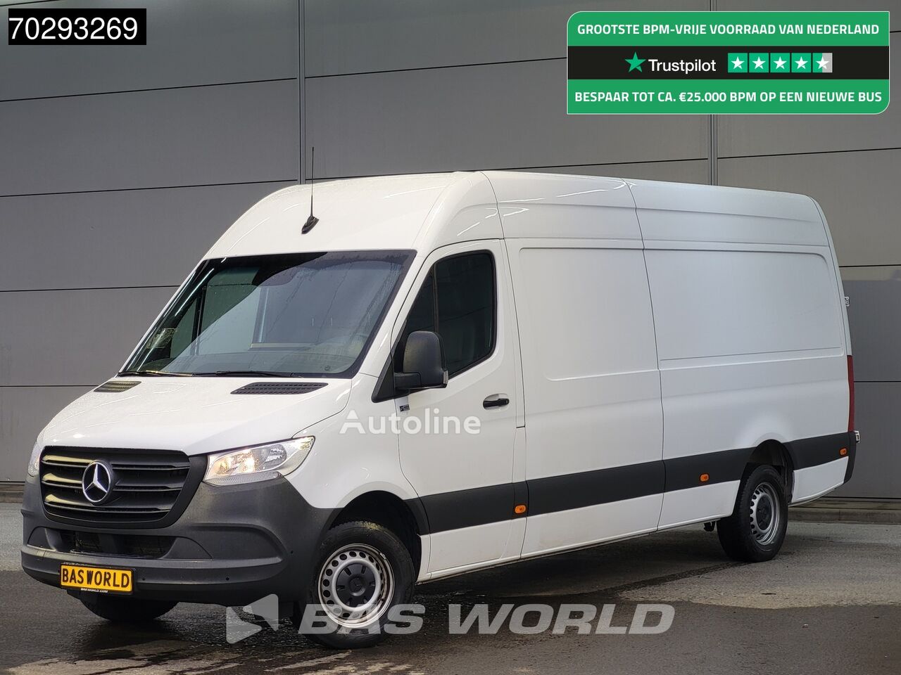 Легковой фургон Mercedes-Benz Sprinter 317 CDI Automaat L3H2 170PK Airco Cruise Camera Parkeer - Autoline
