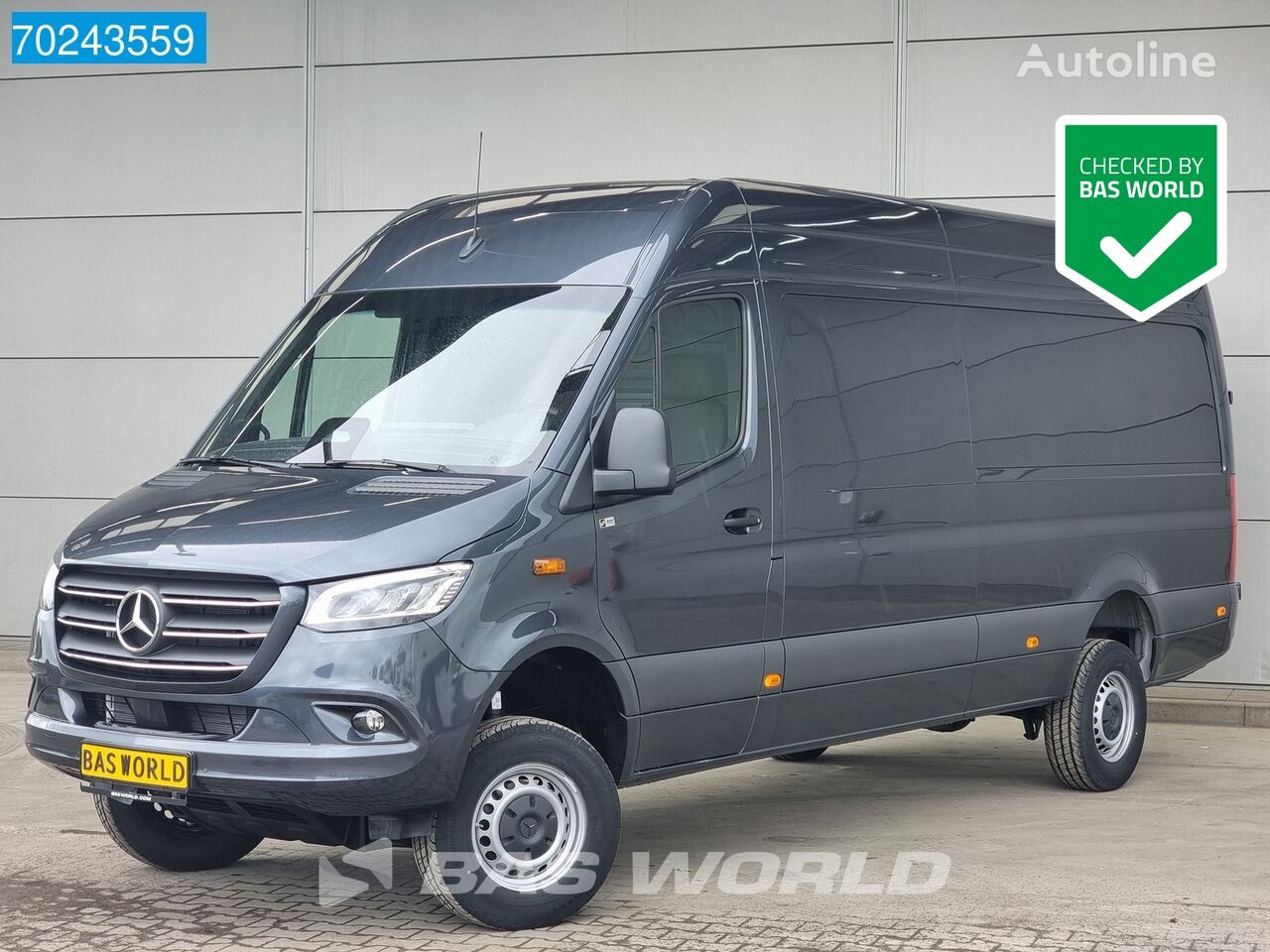 nowy mały samochód dostawczy Mercedes-Benz Sprinter 319 CDI Automaat 4x4 Airco ACC Navi Camera L3H2 Maxi Al