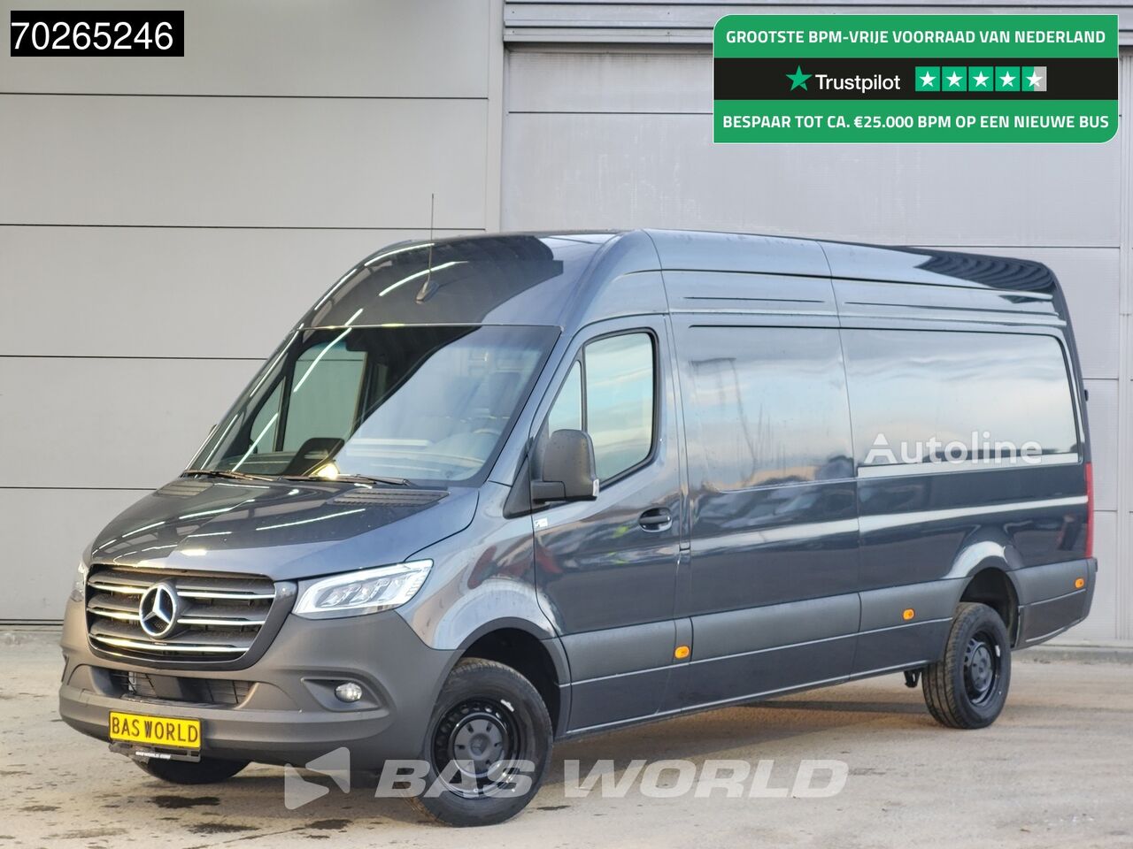 new Mercedes-Benz Sprinter 319 CDI Automaat L3H2 2025model 3.5t trekhaak LED Camer car-derived van