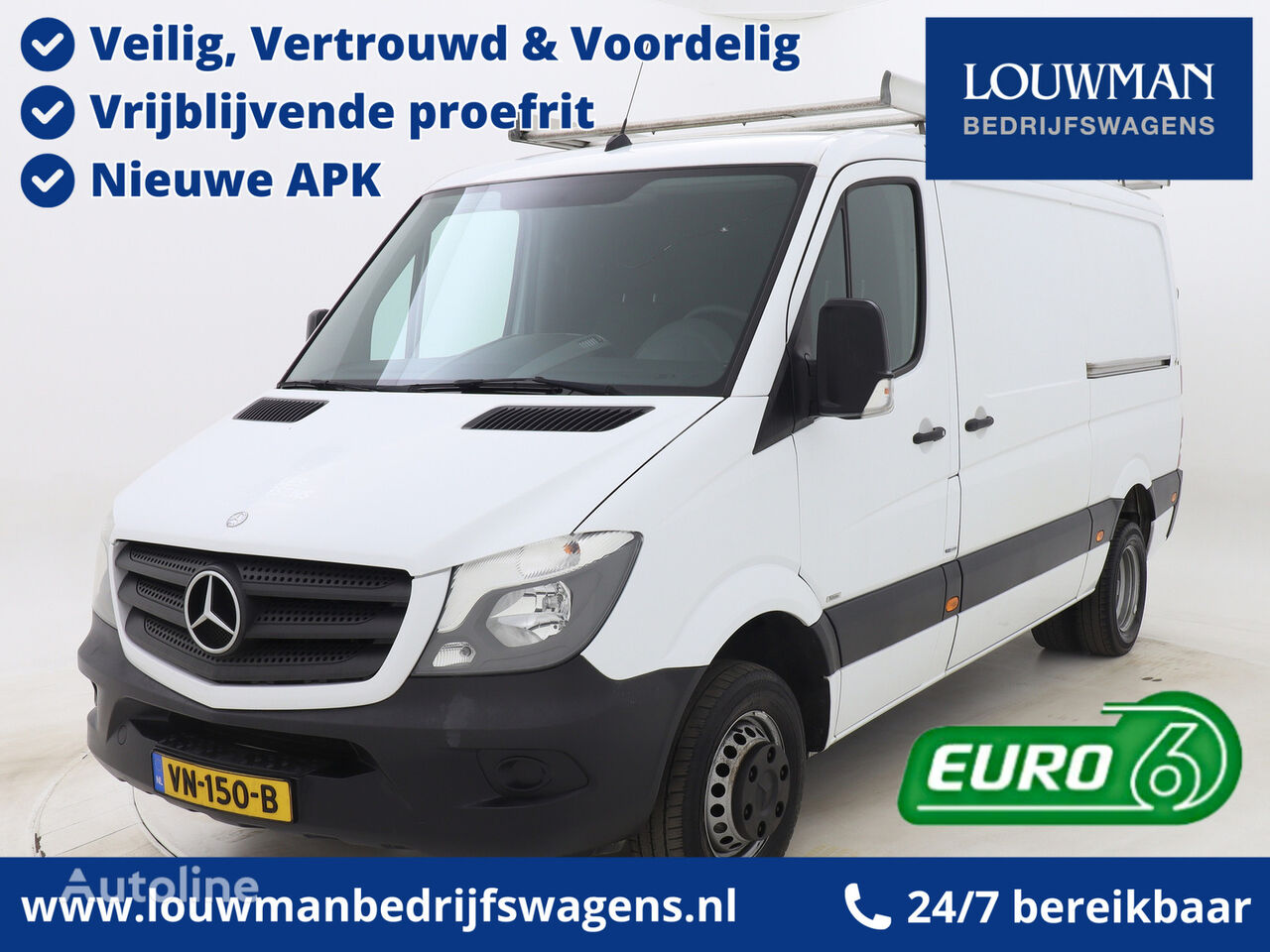 Mercedes-Benz Sprinter 513 CDI Automaat Dubbel lucht Airco Navigatie 3500 KG T furgoneta pequeña