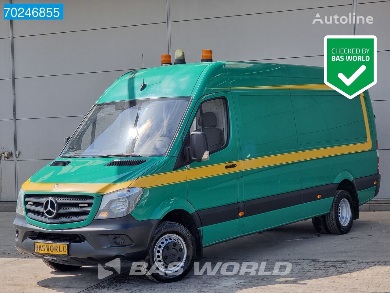 Mercedes-Benz Sprinter 516 CDI Euro6 L3H2 Dubbellucht Trekhaak Airco 14m3 Airc lichte bestelwagen