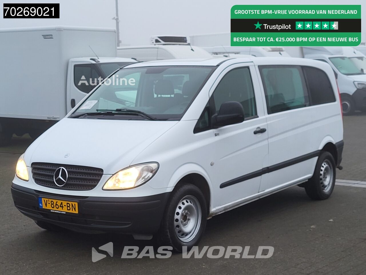 легковой фургон Mercedes-Benz Vito 109 Dubbel Cabine DOKA 3m3 Dubbel cabine