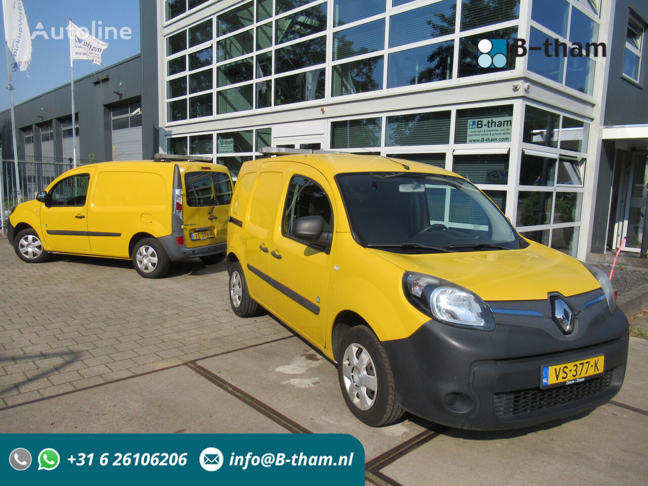 Renault Kangoo Express Z.E. accu = eigendom Battery-Owned személyautóból átalakított kisteherautó