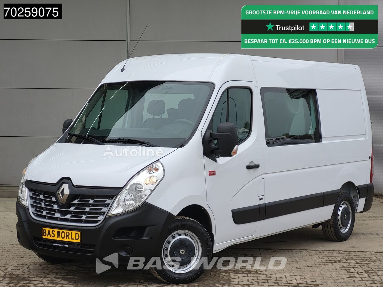 легковой фургон Renault Master 130PK L2H2 Dubbel Cabine Airco Cruise Trekhaak Doka Mixto