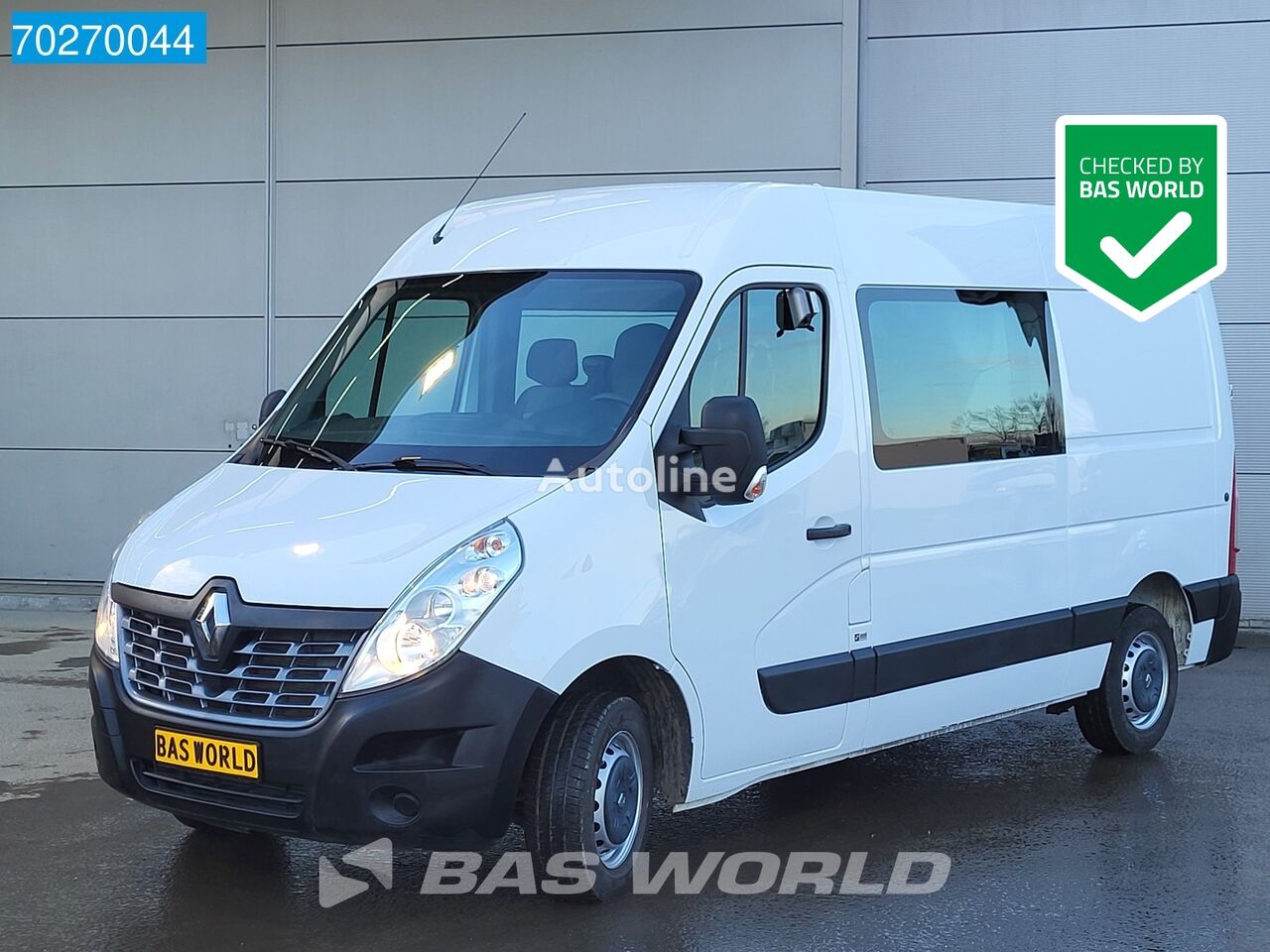 fourgonnette Renault Master 135PK L2H2 Dubbel Cabine Airco Cruise Trekhaak Doka Mixto