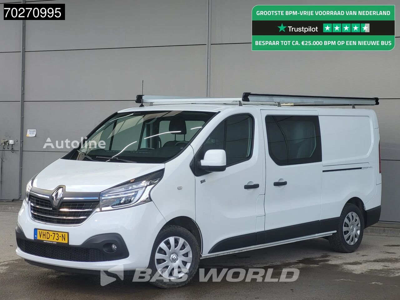 fourgonnette Renault Trafic 120pk L2H1 Dubbel Cabine LED Imperiaal Trekhaak Navi Came