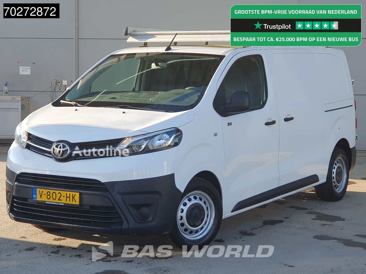 Toyota ProAce 120PK L2H1 Dubbele Schuifdeur Imperiaal Airco Cruise Trek car-derived van