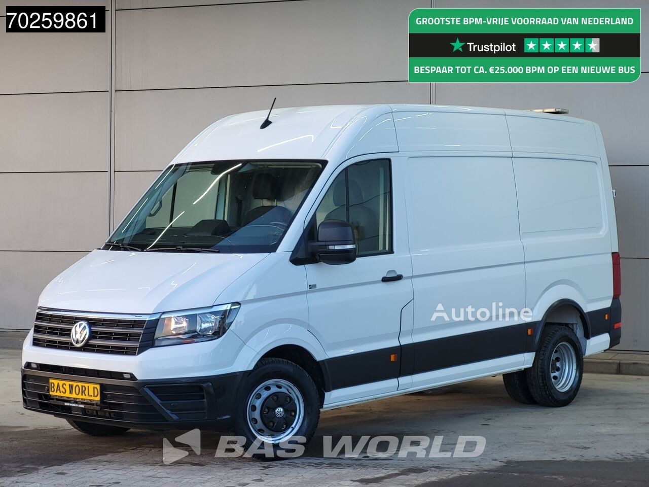 легковой фургон Volkswagen Crafter 177pk 50 Dubbellucht L3H3 3500kg trekhaak Airco Cruise L