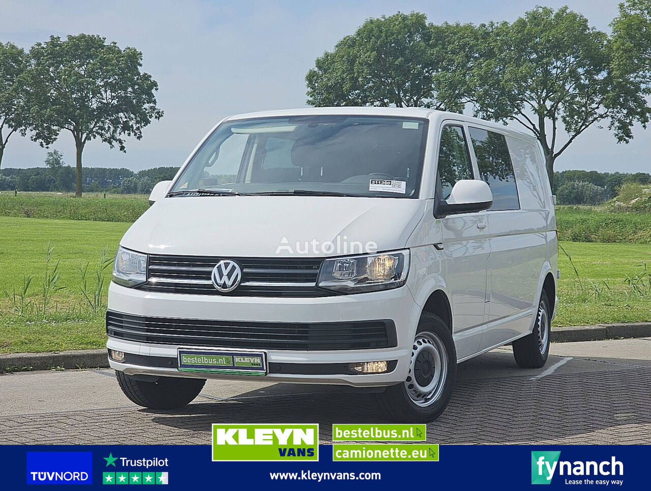 سيارة نقل بضائع صغيرة Volkswagen TRANSPORTER 2.0 TDI l2 dubbel cabine aut