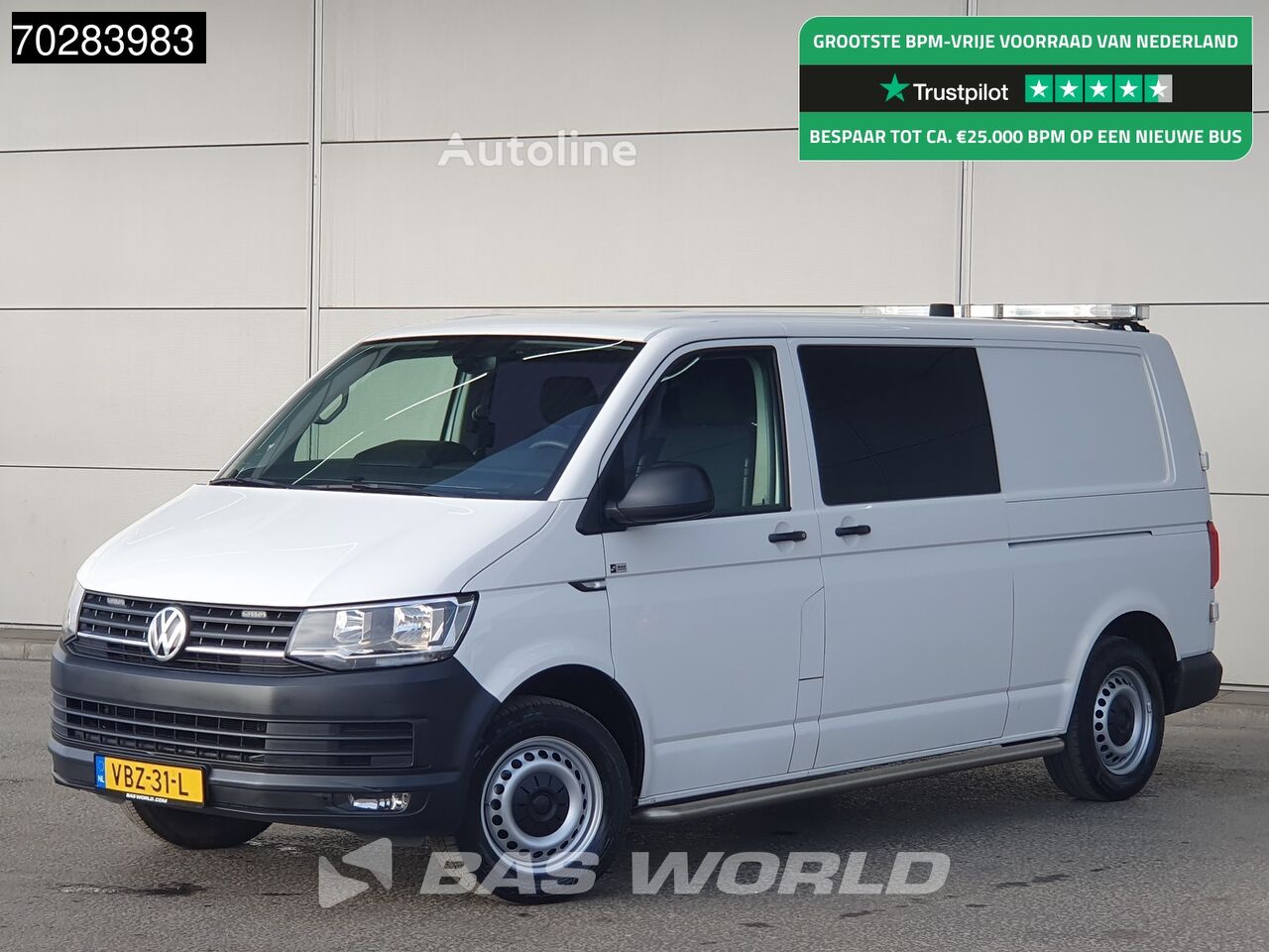 Volkswagen Transporter 150PK Dubbel Cabine Automaat L2H1 Navi Trekhaak Airc leichter Lieferwagen kaufen | Autoline DE Volkswagen Transporter 150PK Dubbel Cabine Automaat L2H1 Navi Trekhaak Airc leichter Lieferwagen - Autoline