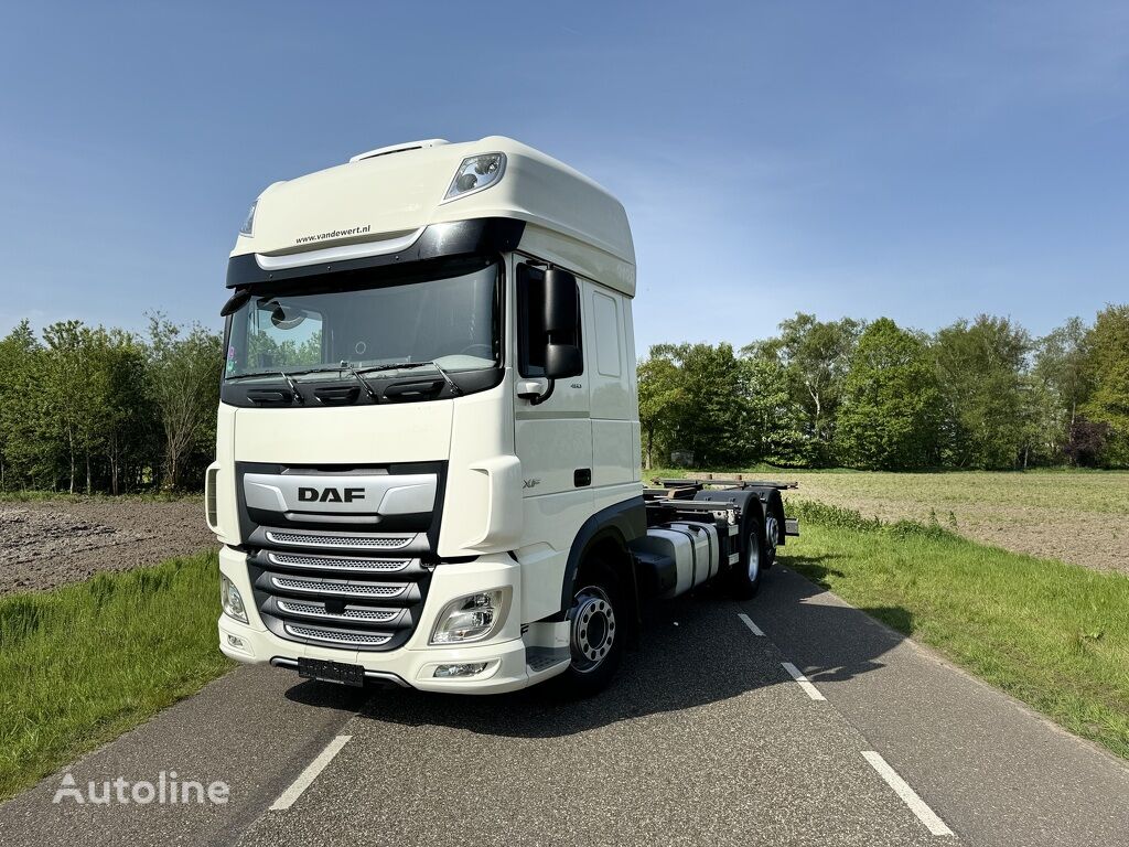 Daf XF 480 FAR 6X2 BDF Full Air / 2019 / 452DKM / Airco / Euro 6 chassis truck < 3.5t