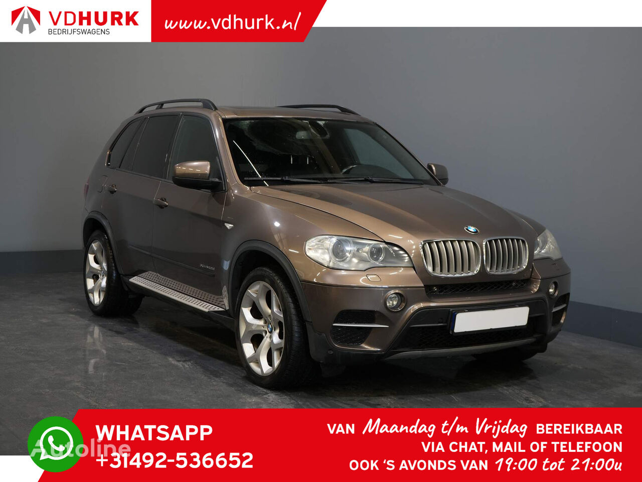 الميكروباصات شاحنة مقفلة BMW X5 * xDrive40d 3.0 306 pk GRIJS KENTEKEN