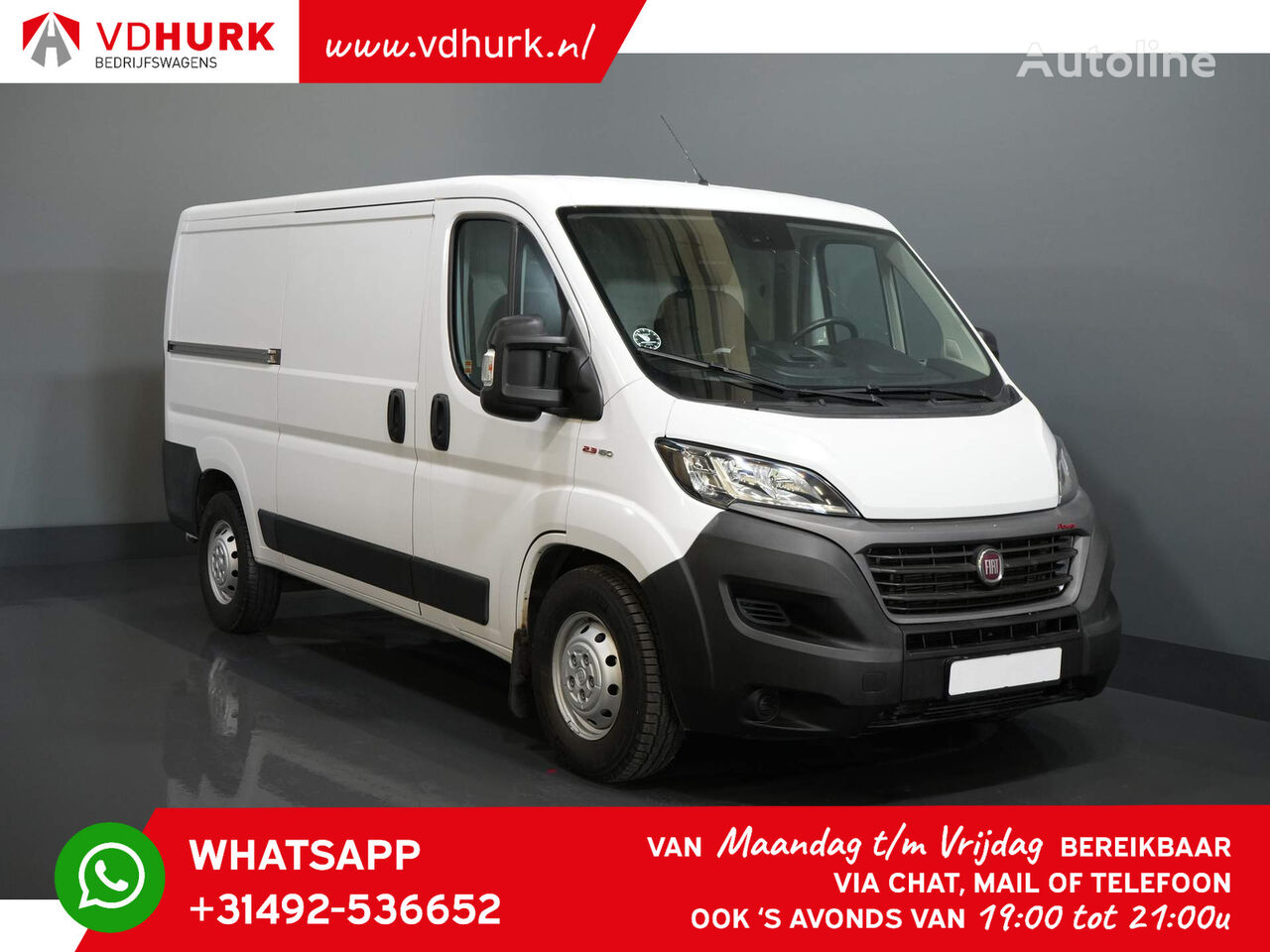 autoutilitară furgon FIAT Ducato 2.3 MJ 160 pk ZF Aut. L2 2x Schuifdeur/ Standkachel/ Came