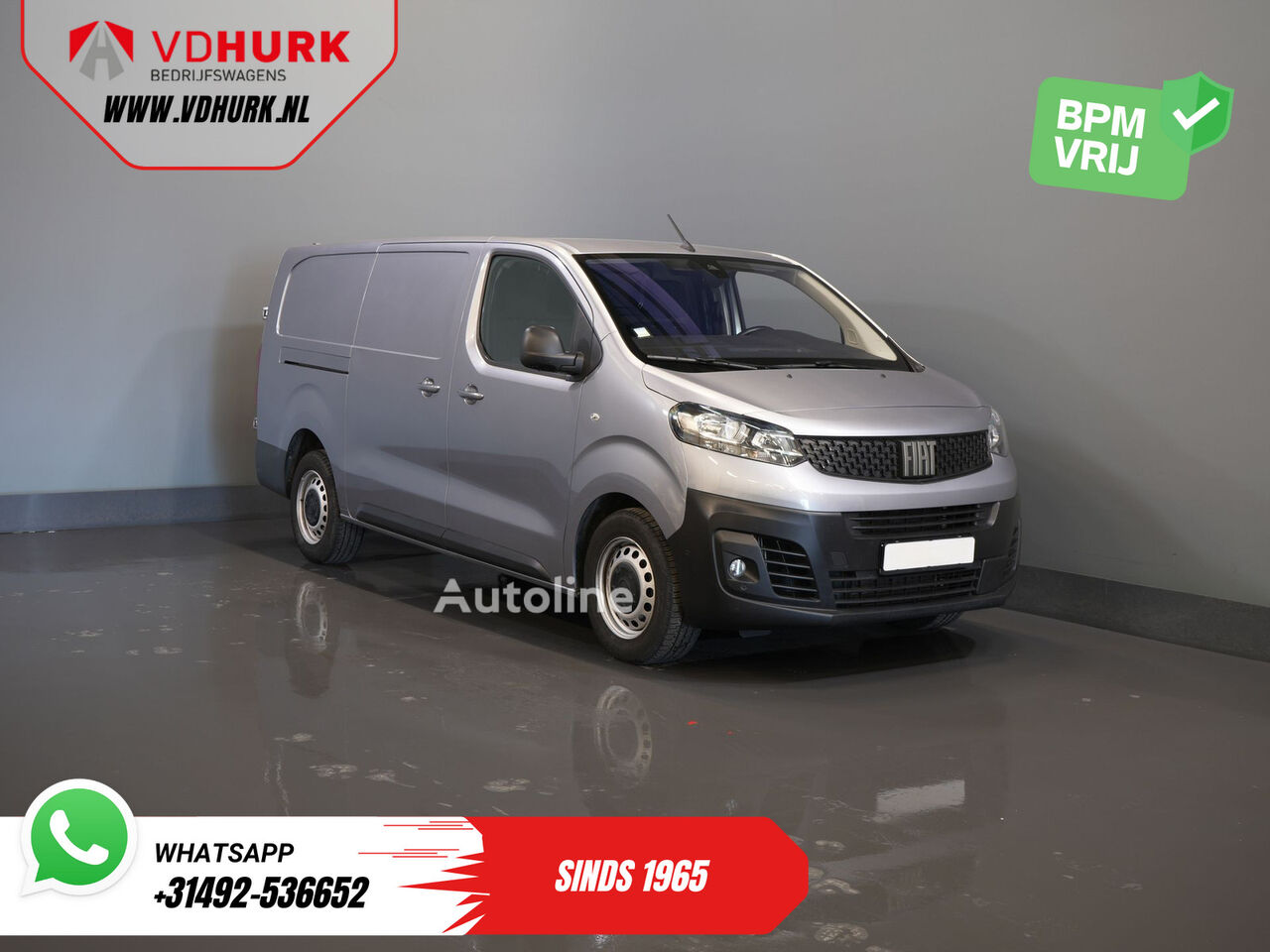 화물 밴 Fiat Scudo 2.0 MJ 145 pk L3 BPM VRIJ! Adapt.Cruise/ Climate/ Keyless/ - Autoline