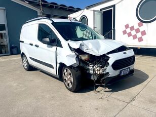 damaged Ford Courier closed box van