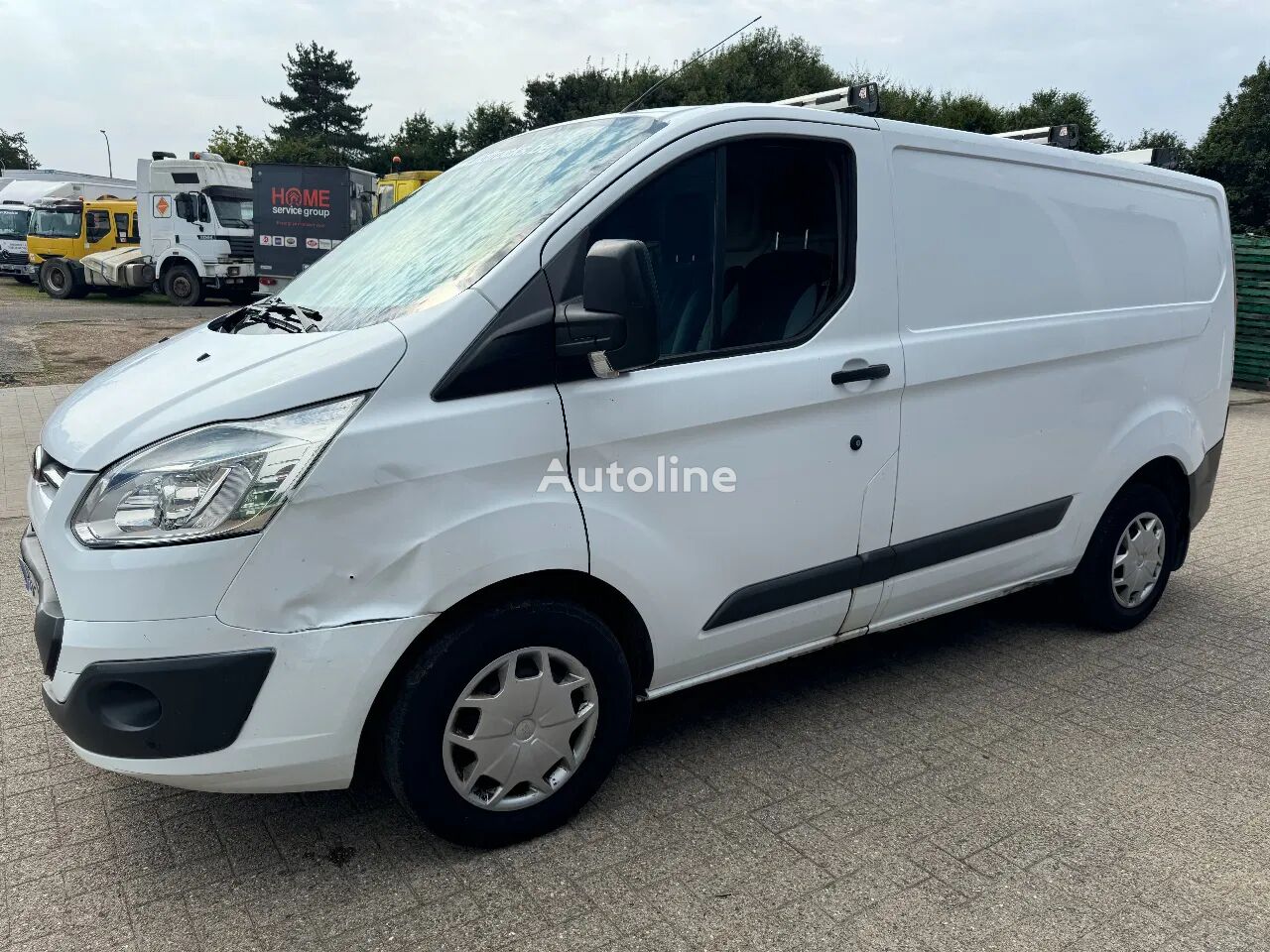 μίνι φορτηγό κόφα Ford TRANSIT CUSTOM AIRCO-KLIMA