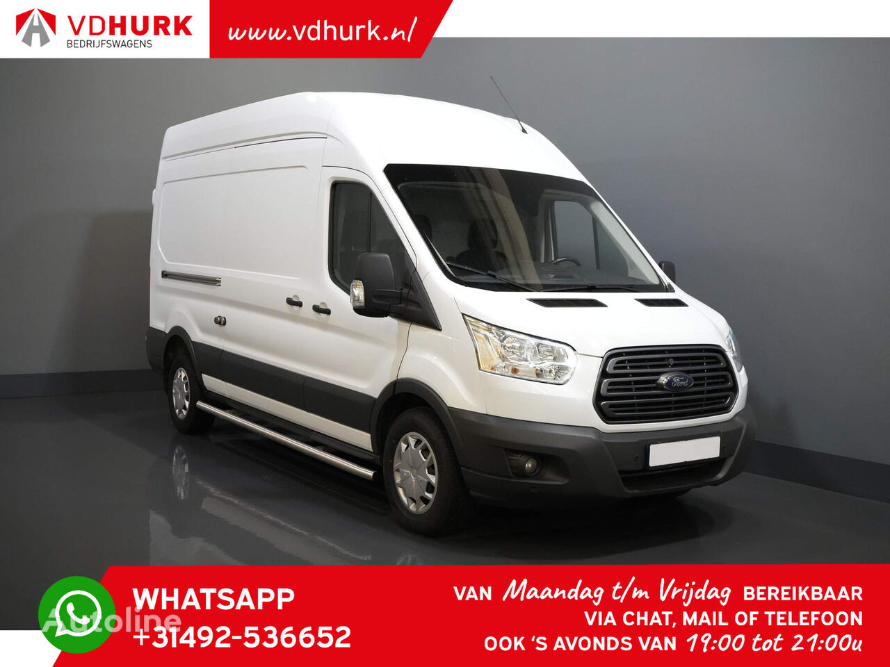 микроавтобус фургон Ford Transit 2.0 TDCI 130 pk Aut. L3H3 NL Auto/ Carplay/ Camera/ Crui