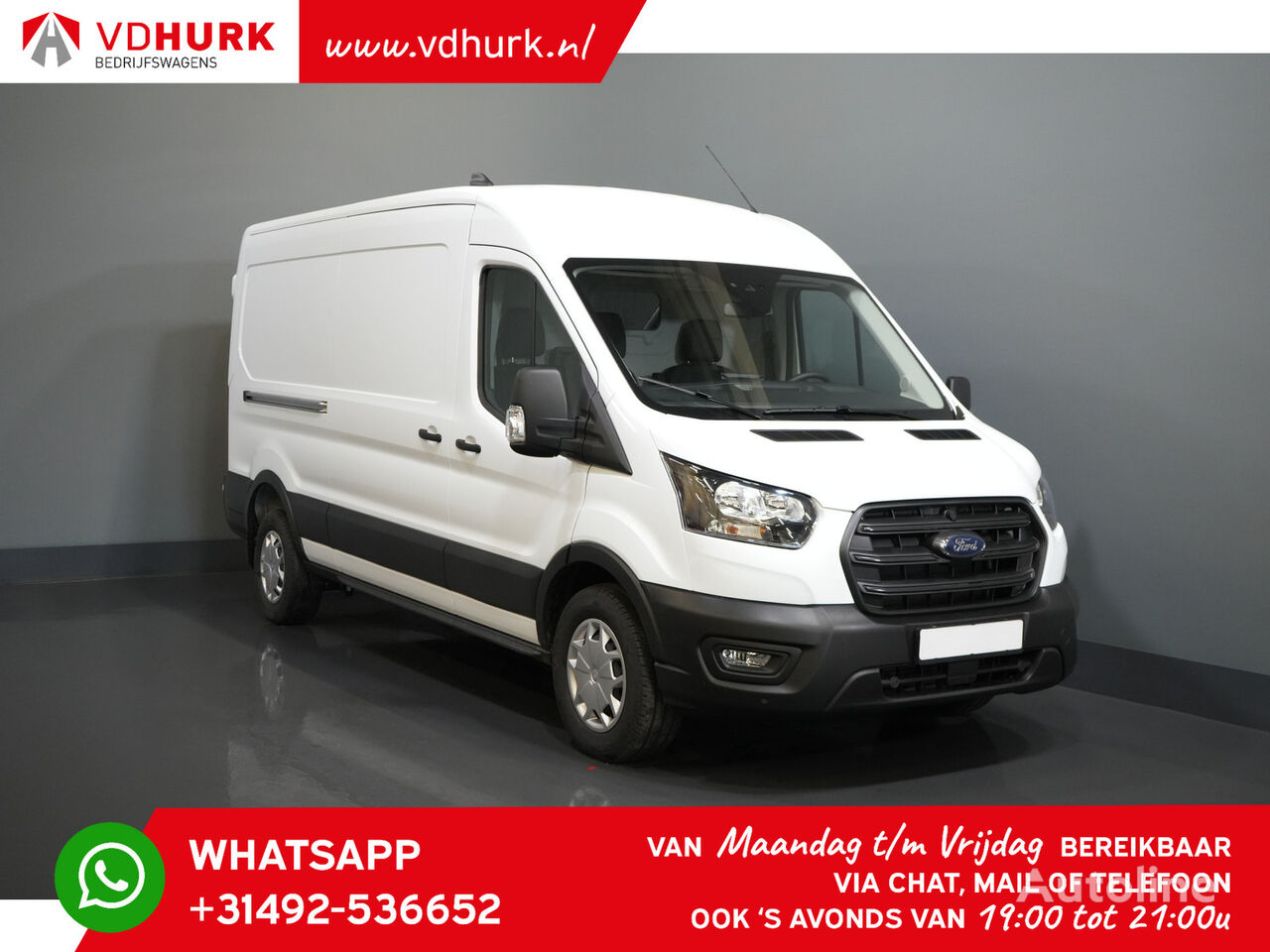 микроавтобус фургон Ford Transit 350 2.0 TDCI 130 pk Aut. L3H2 Trend BPM VRIJ/ Carplay/ C