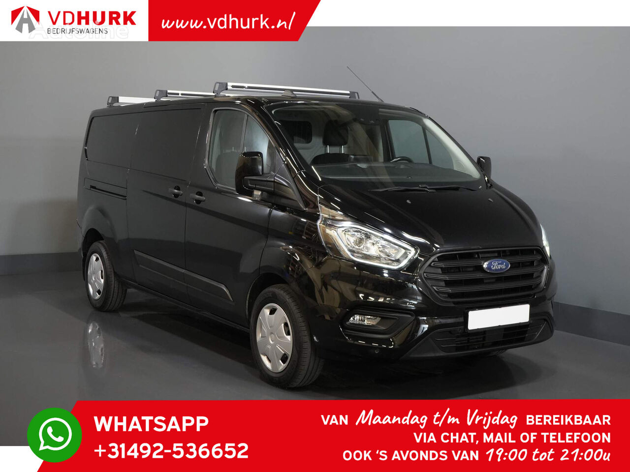 Ford Transit Custom 2.0 TDCI 130 pk Aut. L2 CarPlay/ Omvormer/ Stoelv closed box van