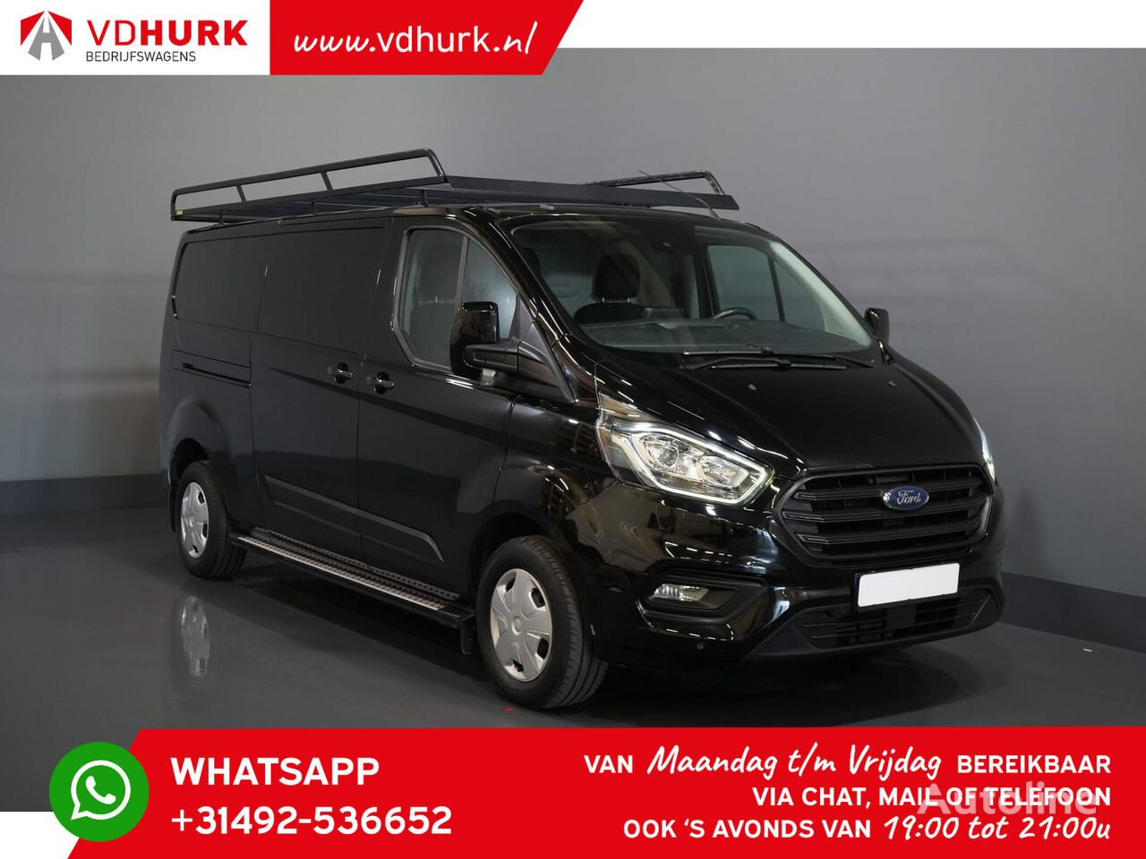 Ford Transit Custom 2.0 TDCI L2 Navi/ Carplay/ Imperiaal/ Trekhaak/ C パネルバン