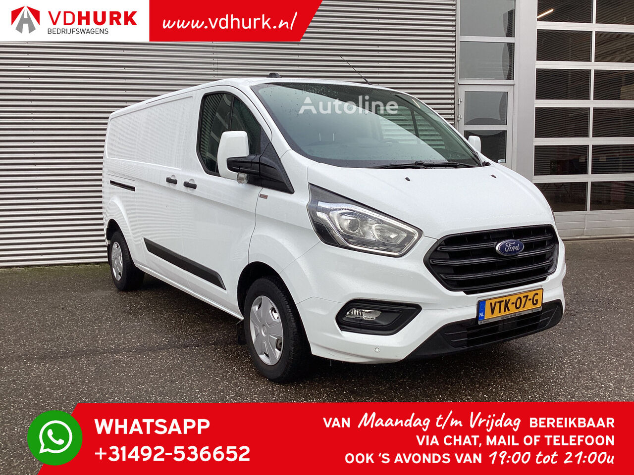 화물 밴 Ford Transit Custom 300 2.0 TDCI 130 pk L2 Trend 2.8t Trekverm./ PDC/