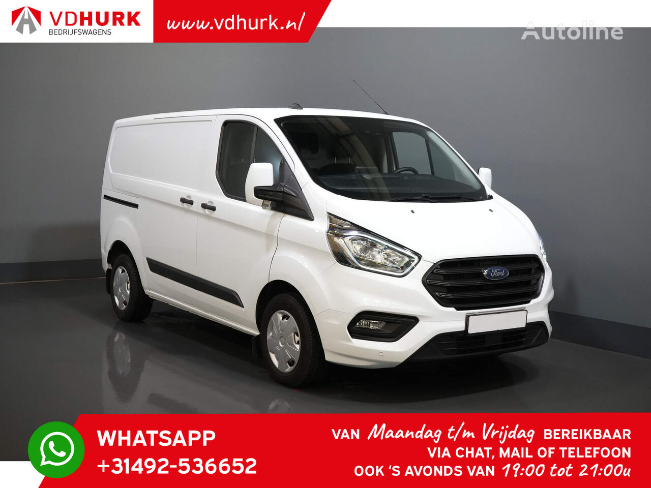 мікроавтобус фургон Ford Transit Custom 300 2.0 TDCI 136 pk Trend Standkachel/ Carplay/ S