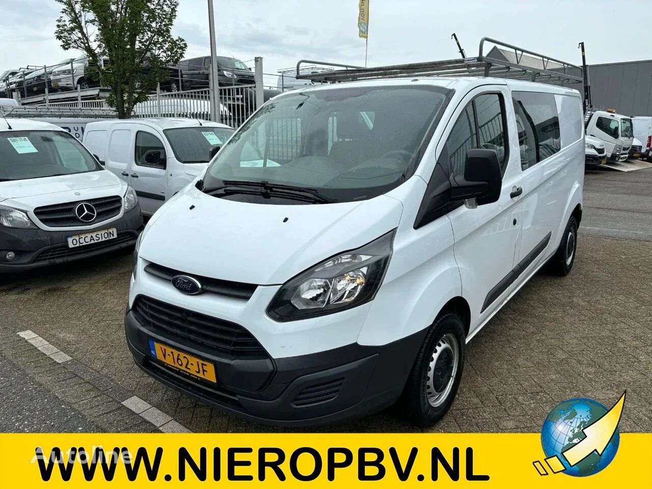 fourgon utilitaire Ford Transit Custom dub cab imperiaal trekhaak