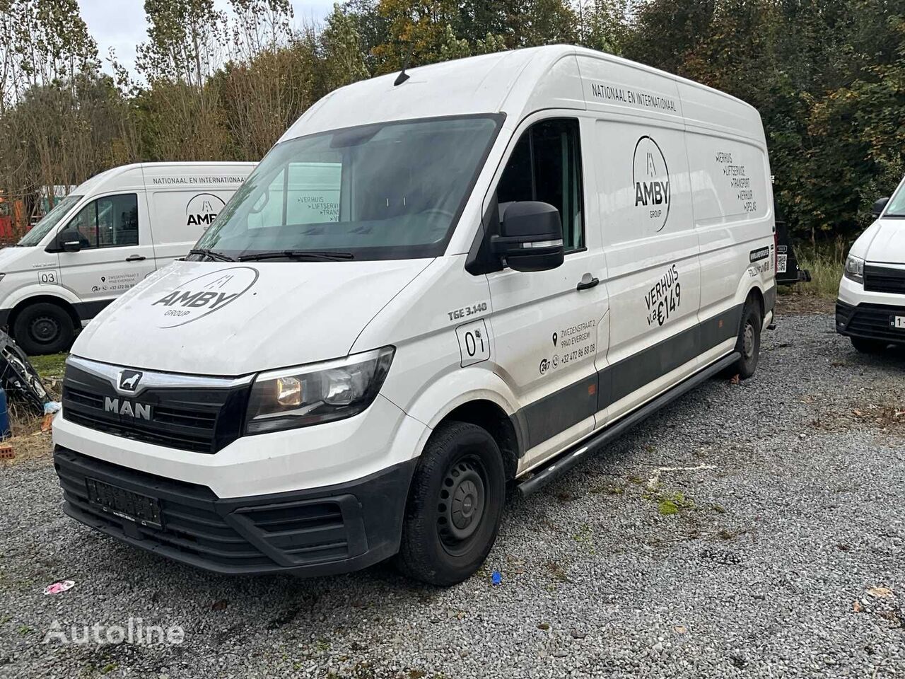 MAN TGE 3.140 closed box van