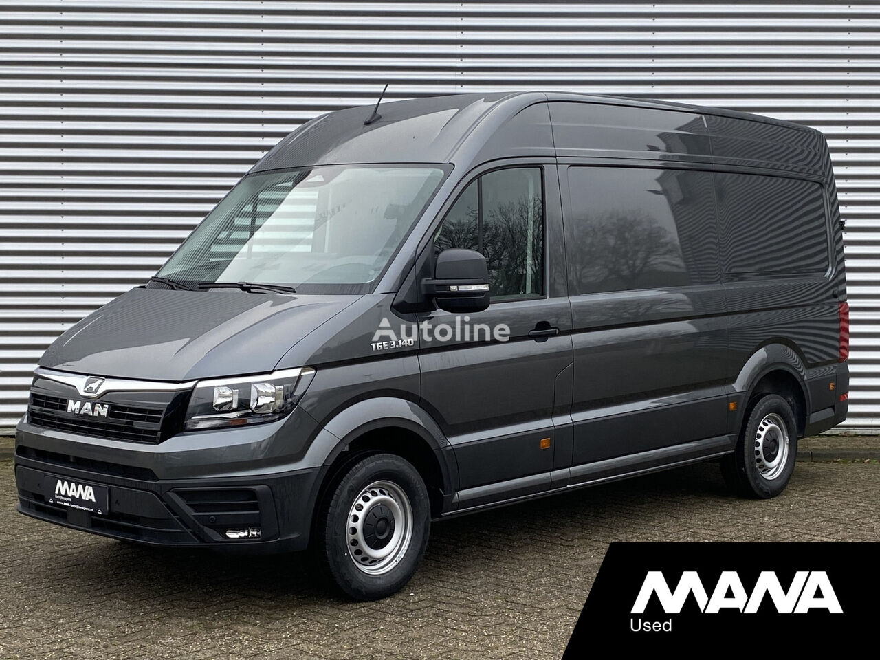 new MAN TGE 3.140 L3H3 Automaat 140PK Antraciet NIEUW MODEL Cruise contr closed box van