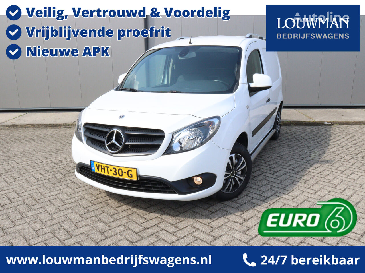 mikroautobusas furgonas Mercedes-Benz Citan 109 CDI Cruise Control Bluetooth Euro 6