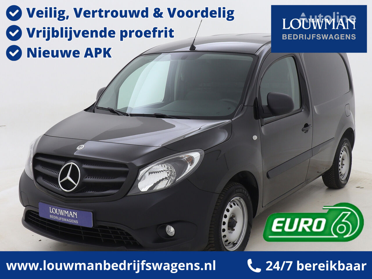 fourgon utilitaire Mercedes-Benz Citan 109 CDI Navigatie Bluetooth Parkeersensoren Airco