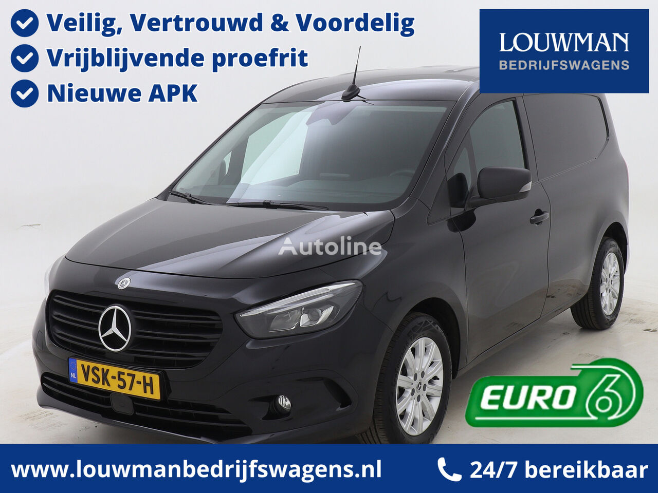 Mercedes-Benz Citan 110 CDI L1 Pro Led koplampen MBUX Carplay/Android auto Ach gesloten bestelwagen