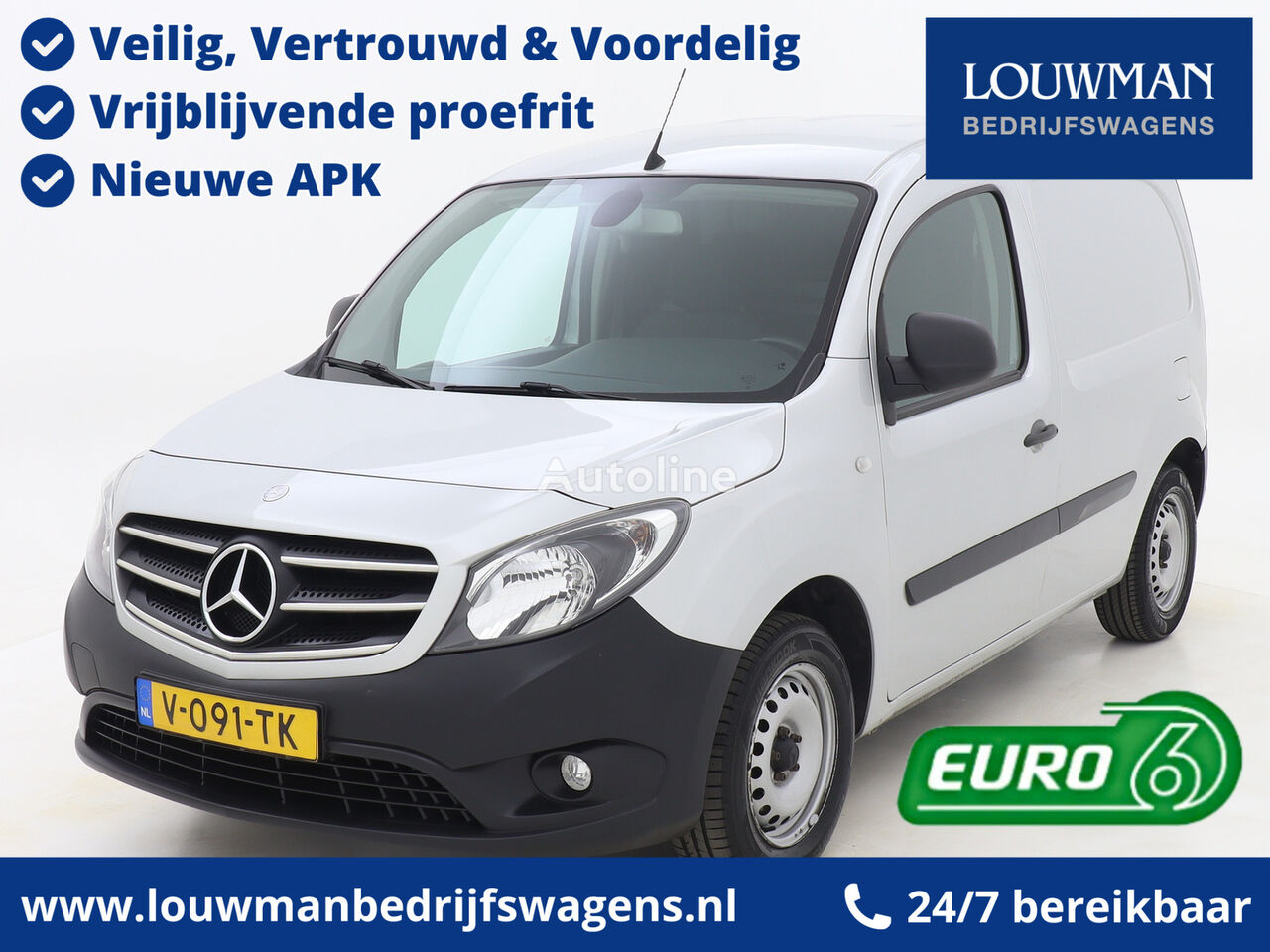 mikroautobusas furgonas Mercedes-Benz Citan 111 CDI BlueEFFICIENCY Navigatie Cruise Control Airco Came