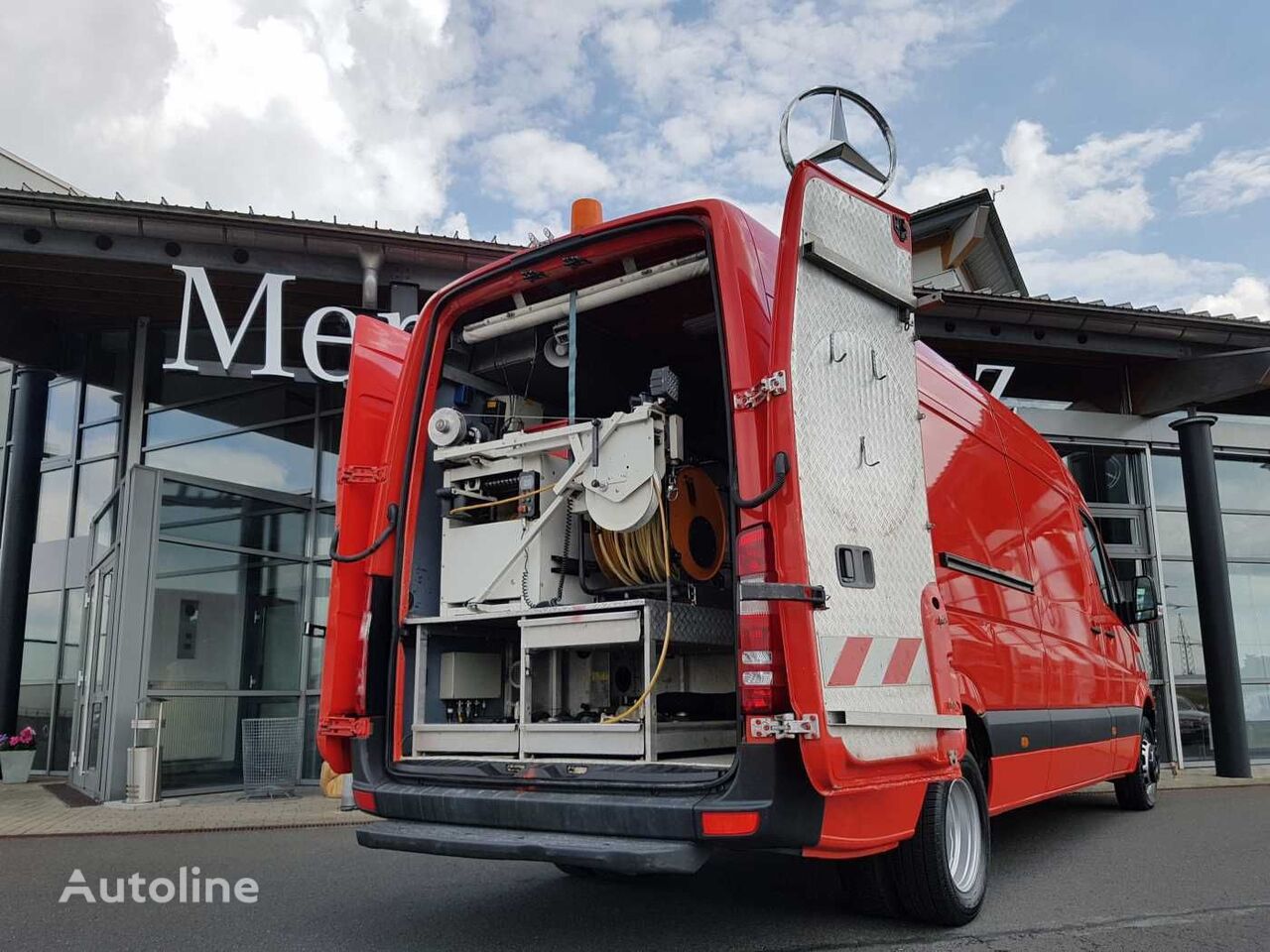 furgon Mercedes-Benz Kanal Rohr TV Kamera Inspektion Ibak