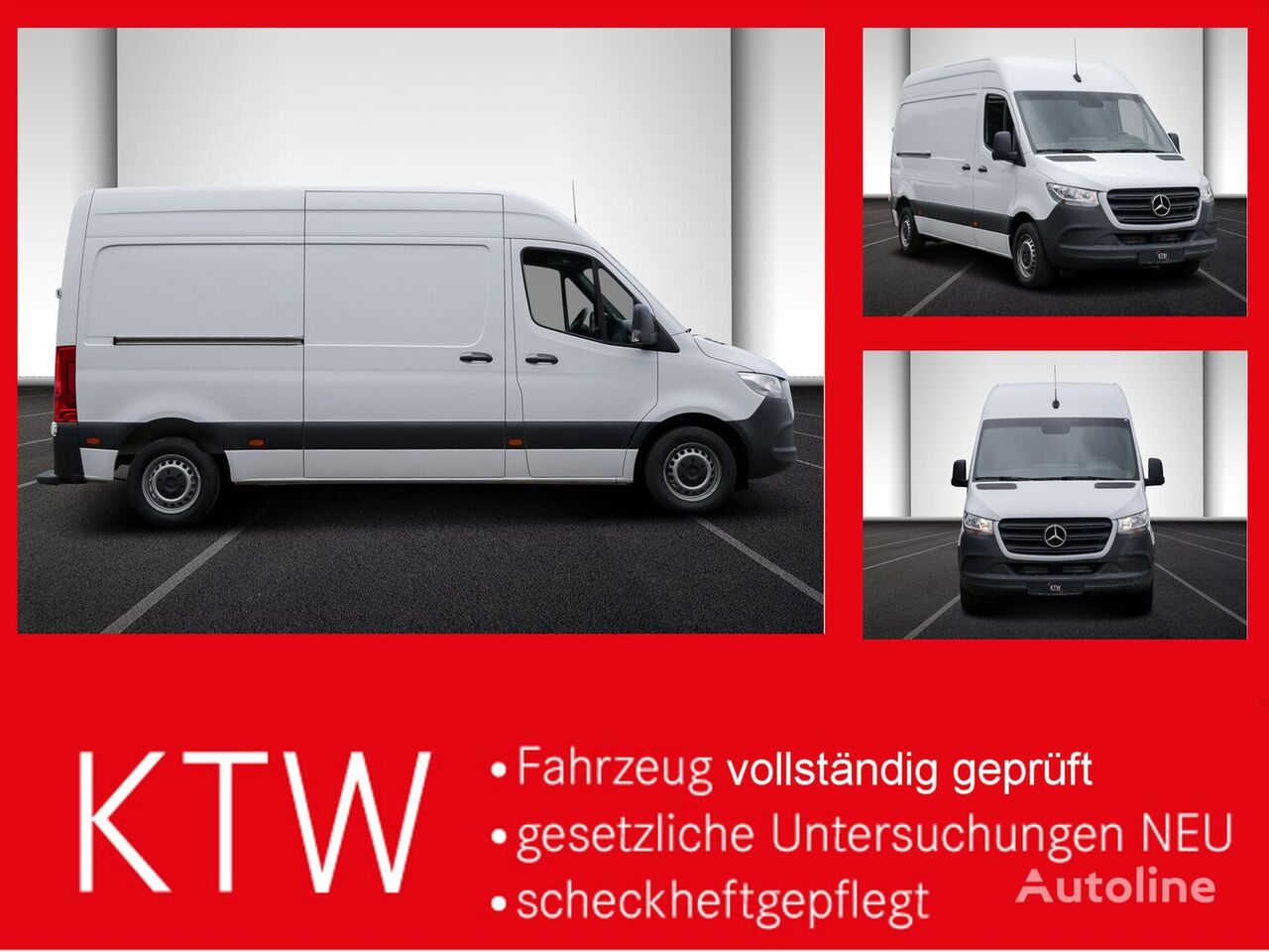 Mercedes-Benz Sprinter 214 CDI Kasten,3924,MBUX,AHK,TCO closed box van