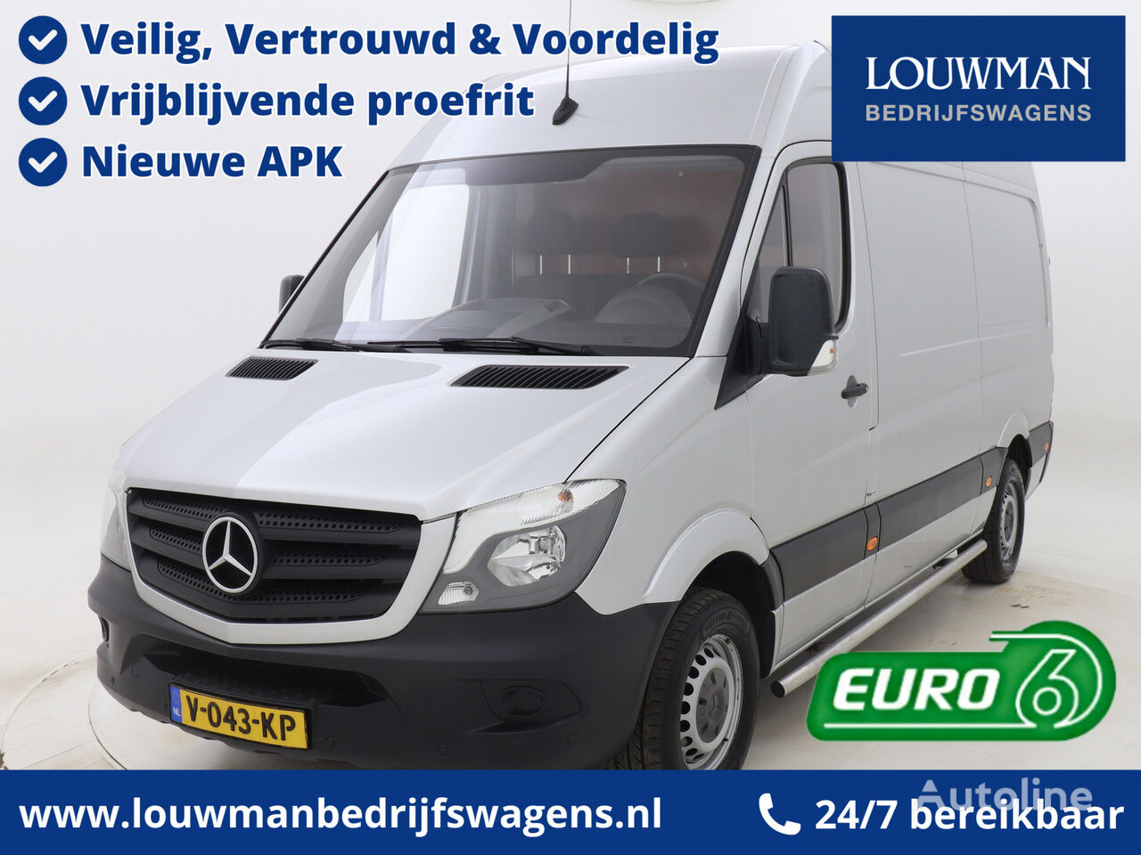 Mercedes-Benz Sprinter 314 2.2 CDI 366 L2H2 Automaat Cruise control Airco Beti gesloten bestelwagen