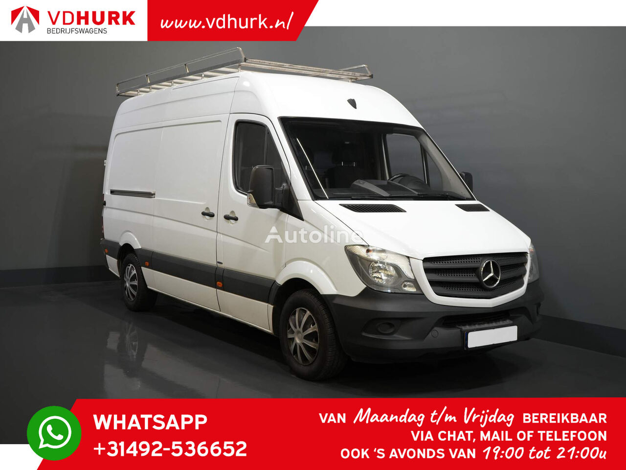 furgão Mercedes-Benz Sprinter 314 2.2 CDI Aut. EURO6 L2H2 Imperiaal + Trap/ Gev.Stoel