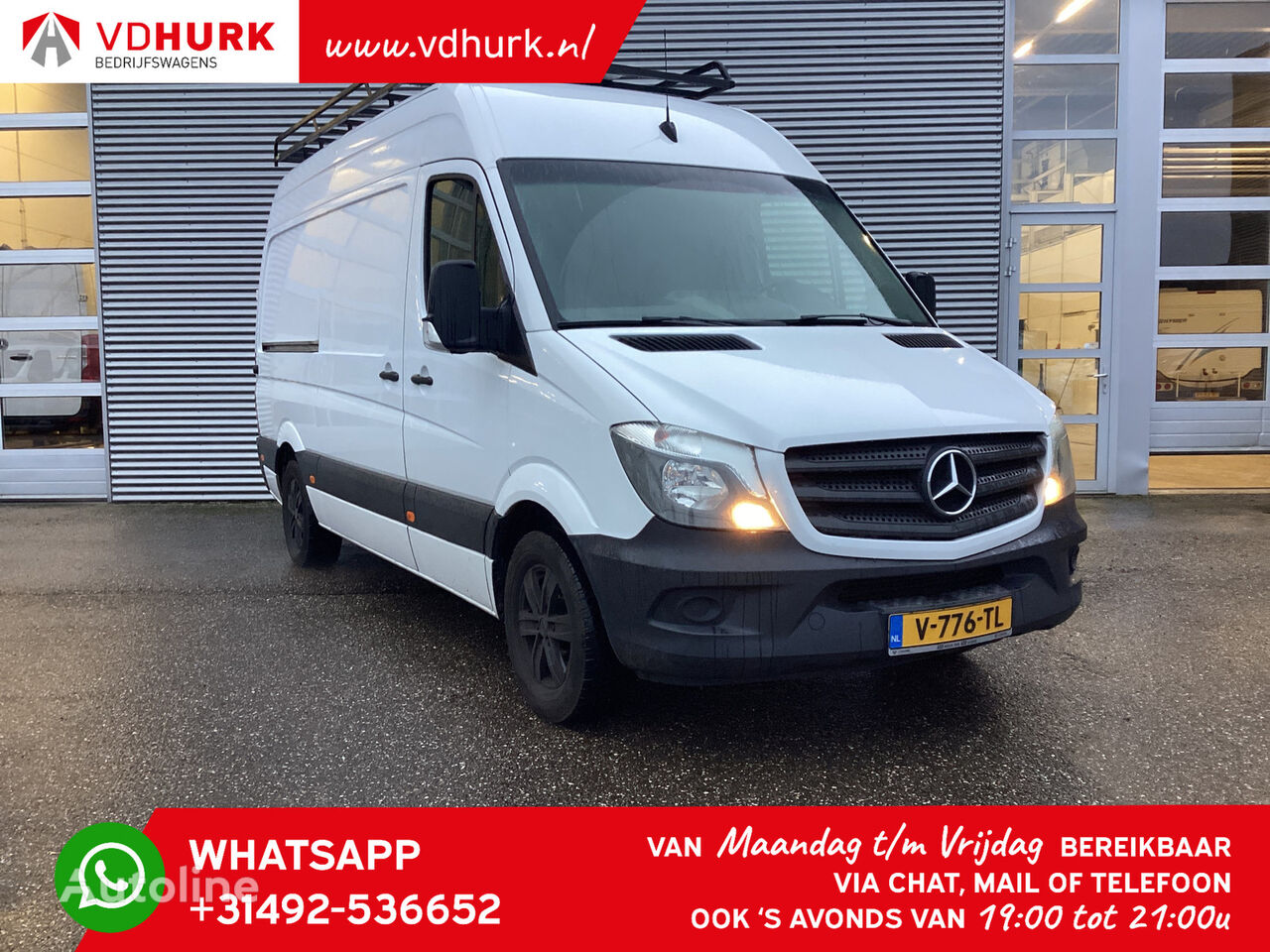 комбе фургон Mercedes-Benz Sprinter 314 2.2 CDI L2H2 E6 2.8t Trekverm./ 270Gr.Deuren/ Imper