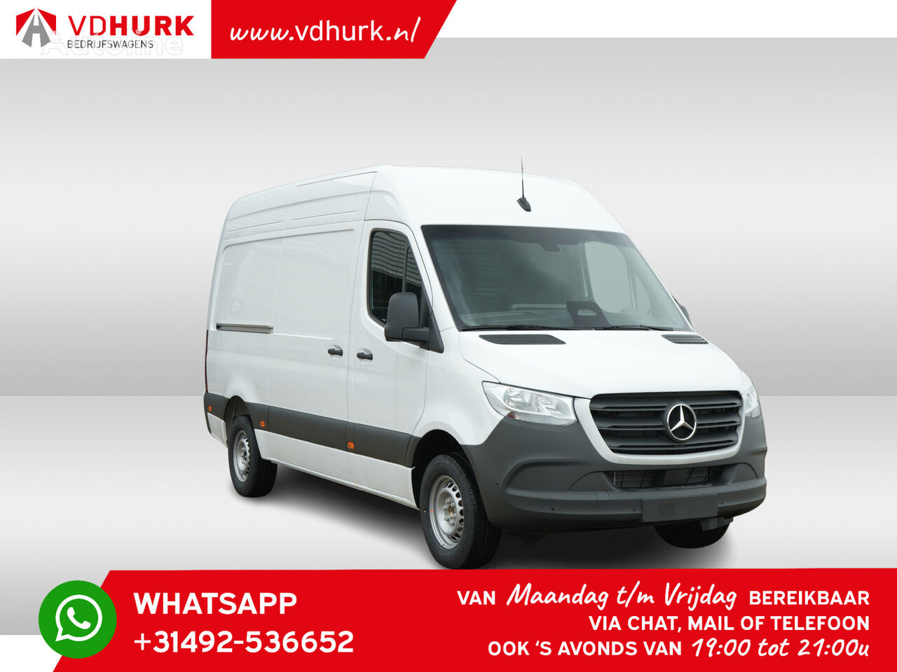 new Mercedes-Benz Sprinter 315 L2H2 150 pk Aut. VOORRAAD MBUX/ Carplay/ Navi/ Came closed box van