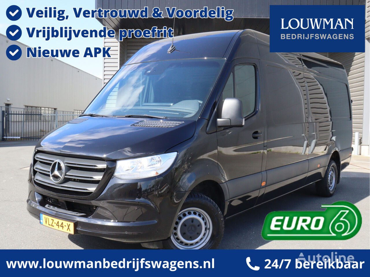 fourgon utilitaire Mercedes-Benz Sprinter 317 1.9 CDI L3H2 3500KG Trekhaak Airco Camera