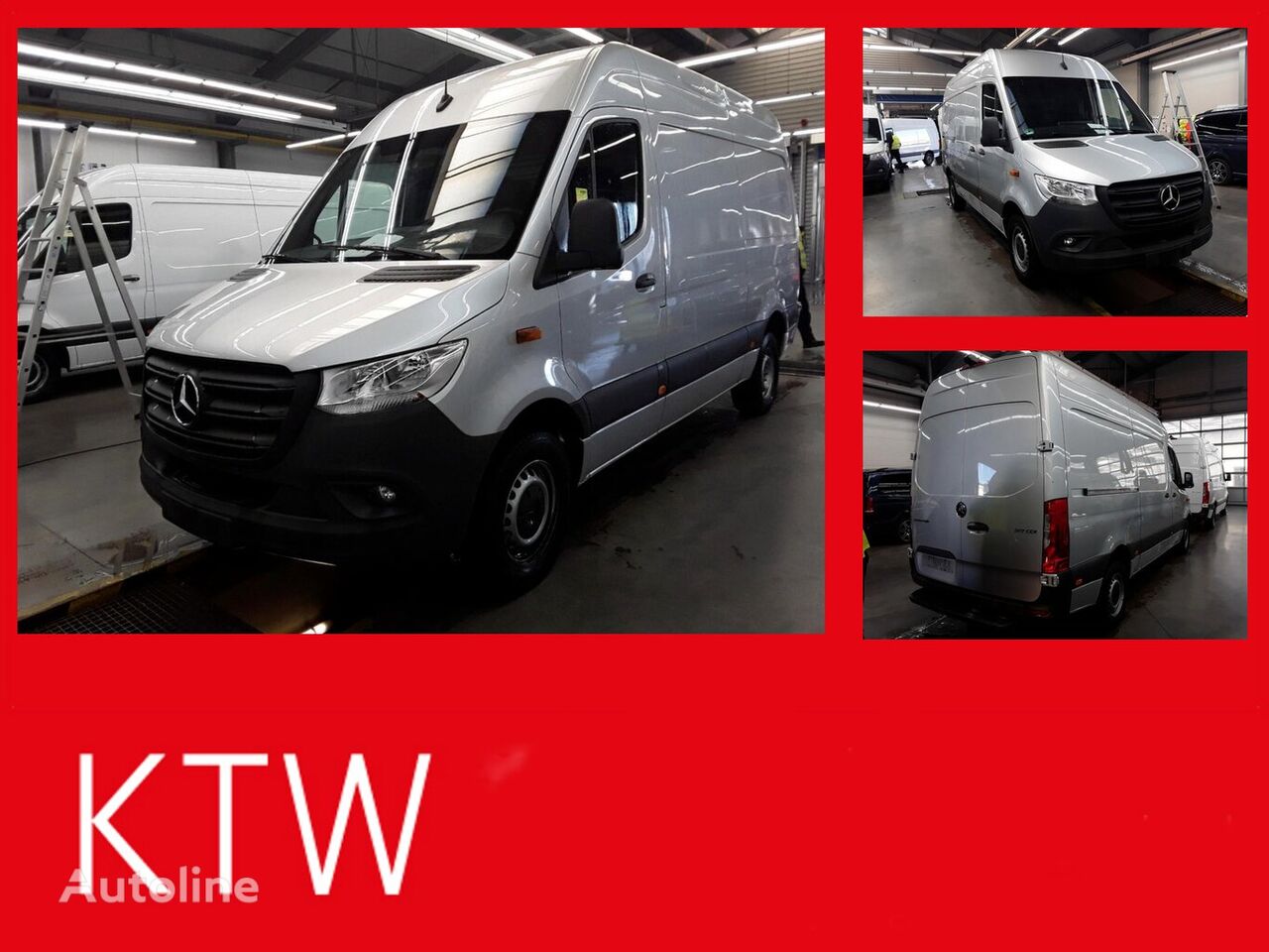 الميكروباصات شاحنة مقفلة Mercedes-Benz Sprinter 317 CDI Kasten,3665,MBUX,Kamera