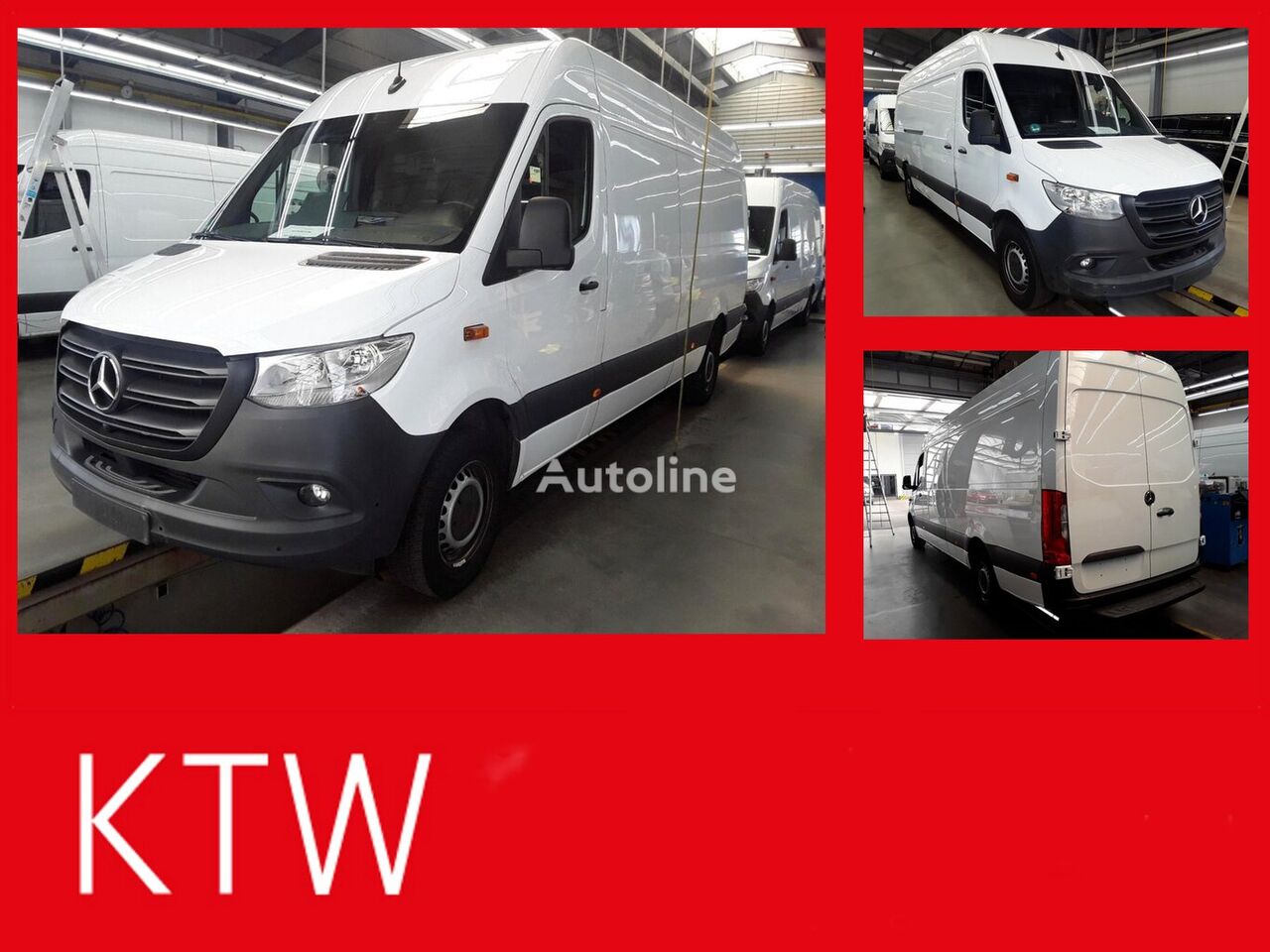 Mercedes-Benz Sprinter 317 Maxi,MBUX,Kamera,Tempomat gesloten bestelwagen