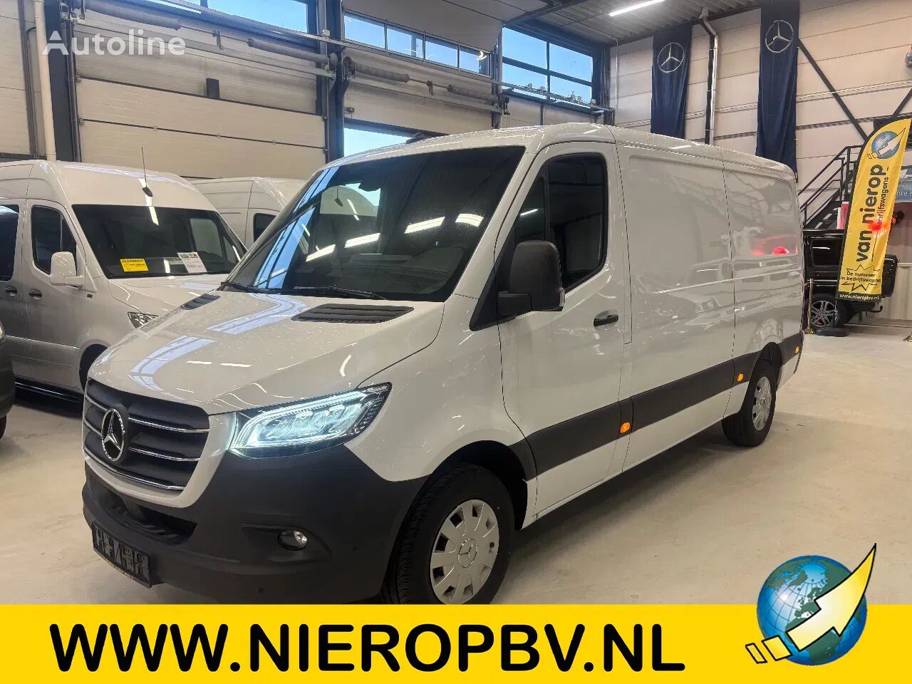 الميكروباصات شاحنة مقفلة Mercedes-Benz Sprinter 317CDI L2H1 Automaat Airco Navi Cruisecontrol 3500KG Tr