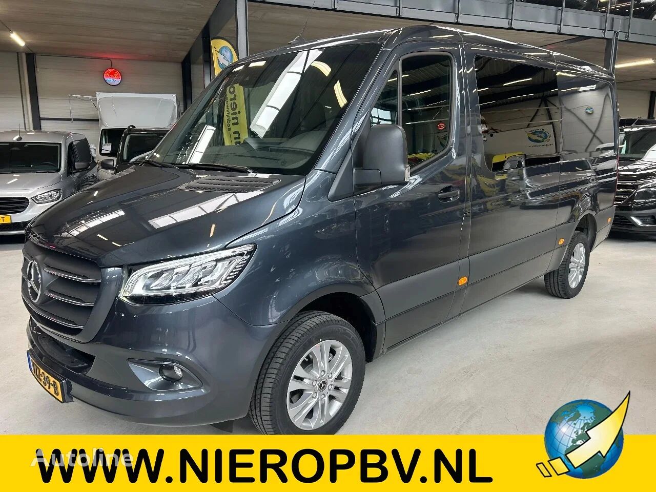 Mercedes-Benz Sprinter 317CDI L2H1 Dubbelcabine Automaat Airco Xenon NIEUW closed box van