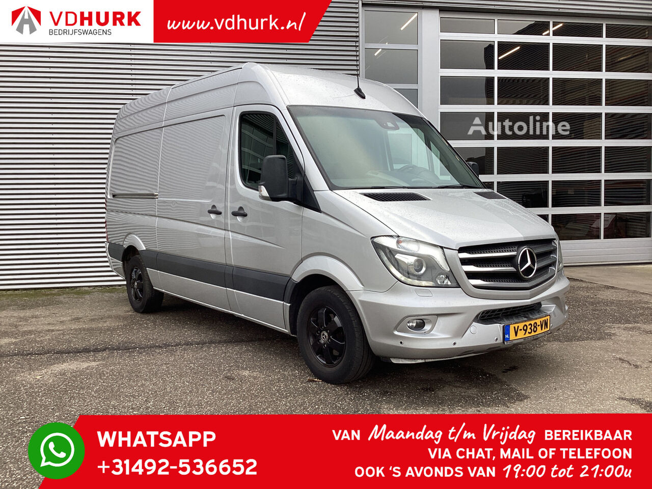 Mercedes-Benz Sprinter 319 3.0 V6 CDI E6 Aut. L2 BPM VRIJ! LAGE KM!/ 3.5t Trek closed box van