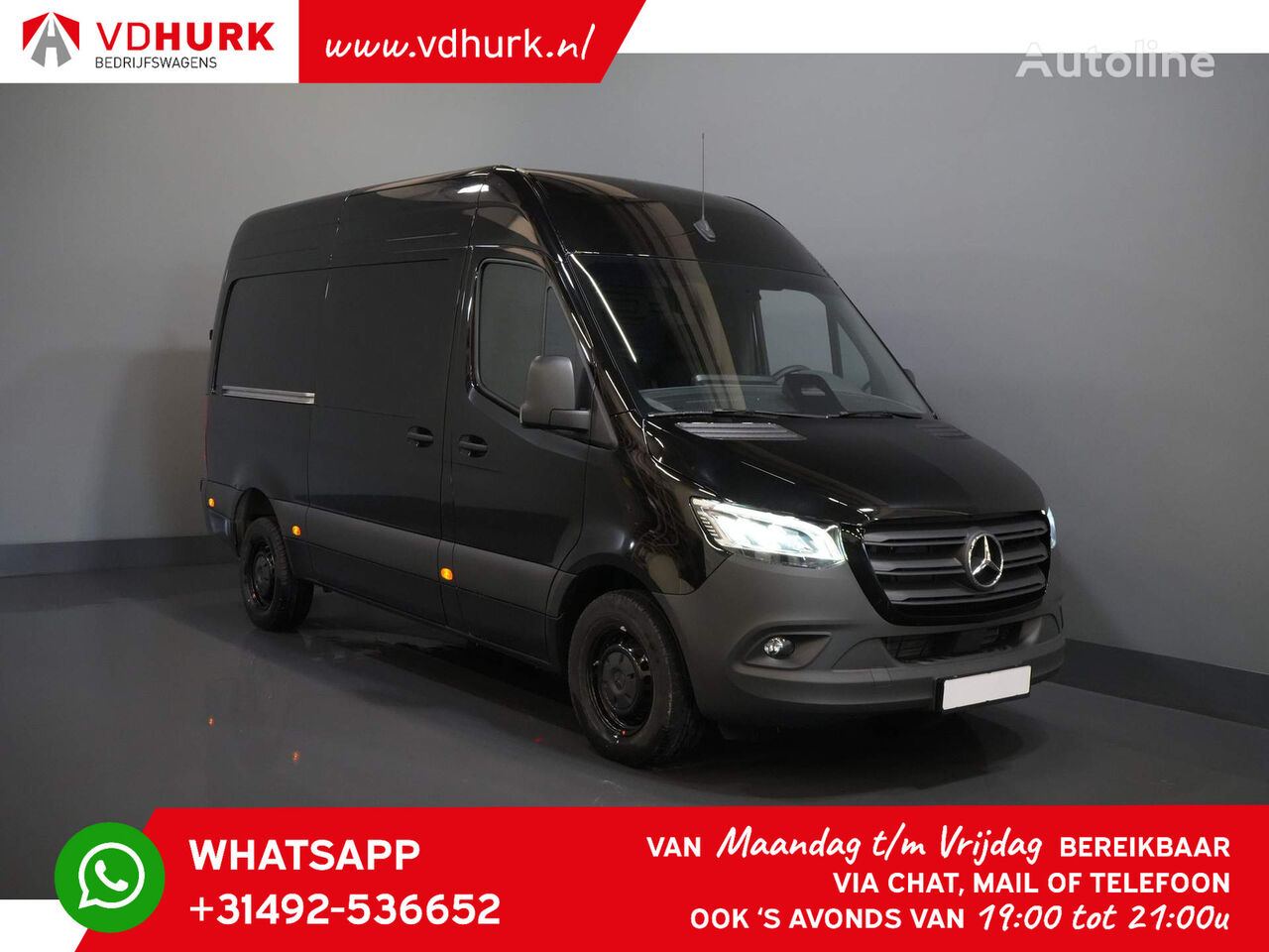 mikroautobusas furgonas Mercedes-Benz Sprinter 319 Aut. L2H2 BPM VRIJ Select LED/ 3.5t Trekverm./ Carp