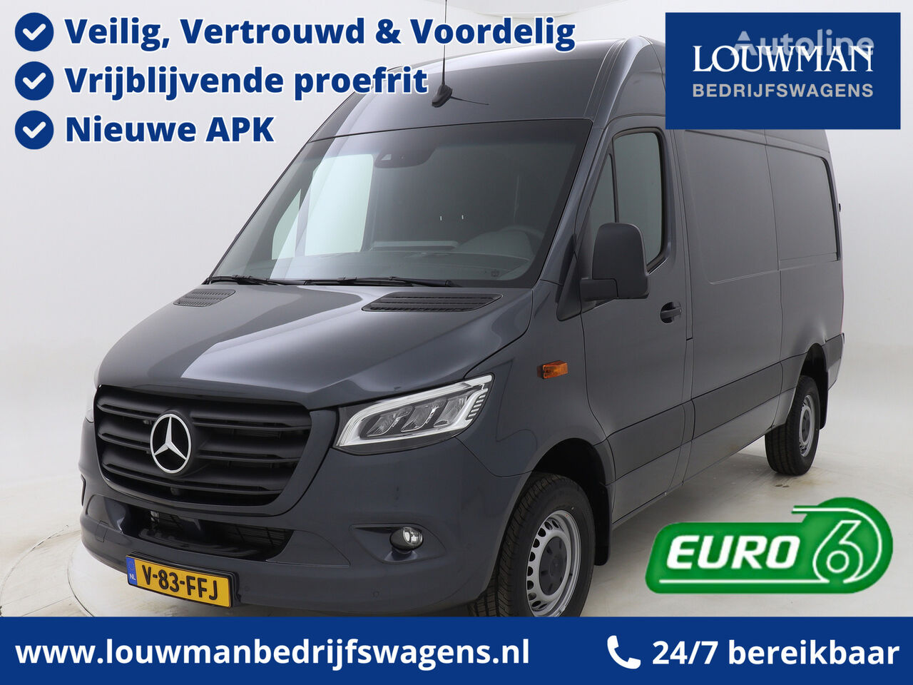 Mercedes-Benz Sprinter 319/419 1.9 CDI 366 L2H2 9G-Automaat NIEUW Full Option  closed box van